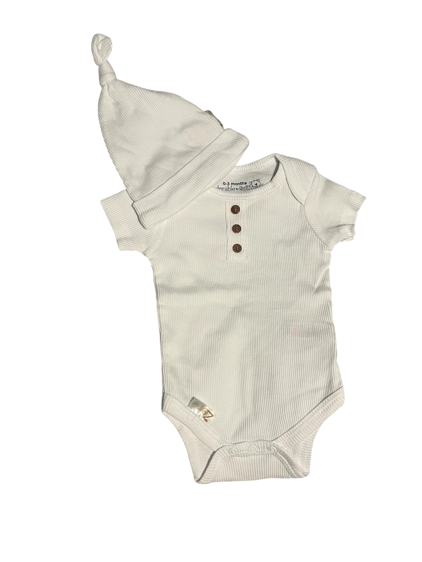 Newborn Baby Vest & Hat Set