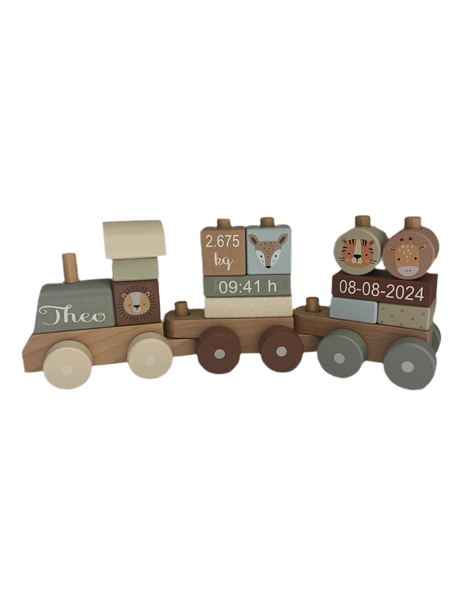 Wooden Play Train