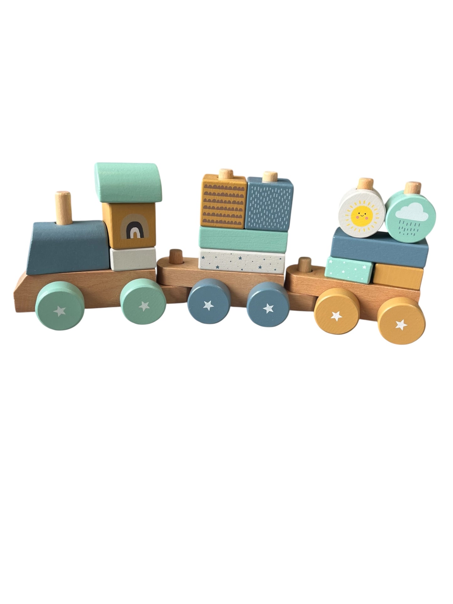 Wooden Play Train